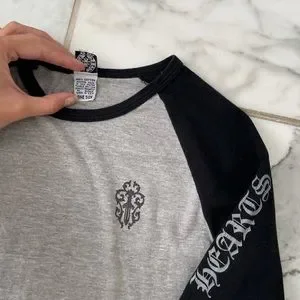 Chrome Hearts | Tops | Chrome Hearts Baseball Tee | Poshmark